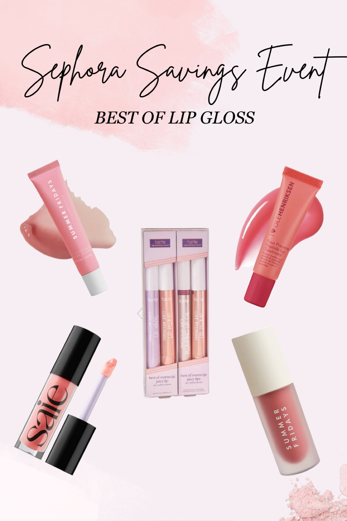 Happy Sephora Holiday Sale!!! 🖤Wanted to share my picks for best of lip glosses! 

Rouge members can start shopping 20% off site wide today! Use code: SAVINGS at check out!  

#LTKSaleAlert #LTKHoliday #LTKBeauty