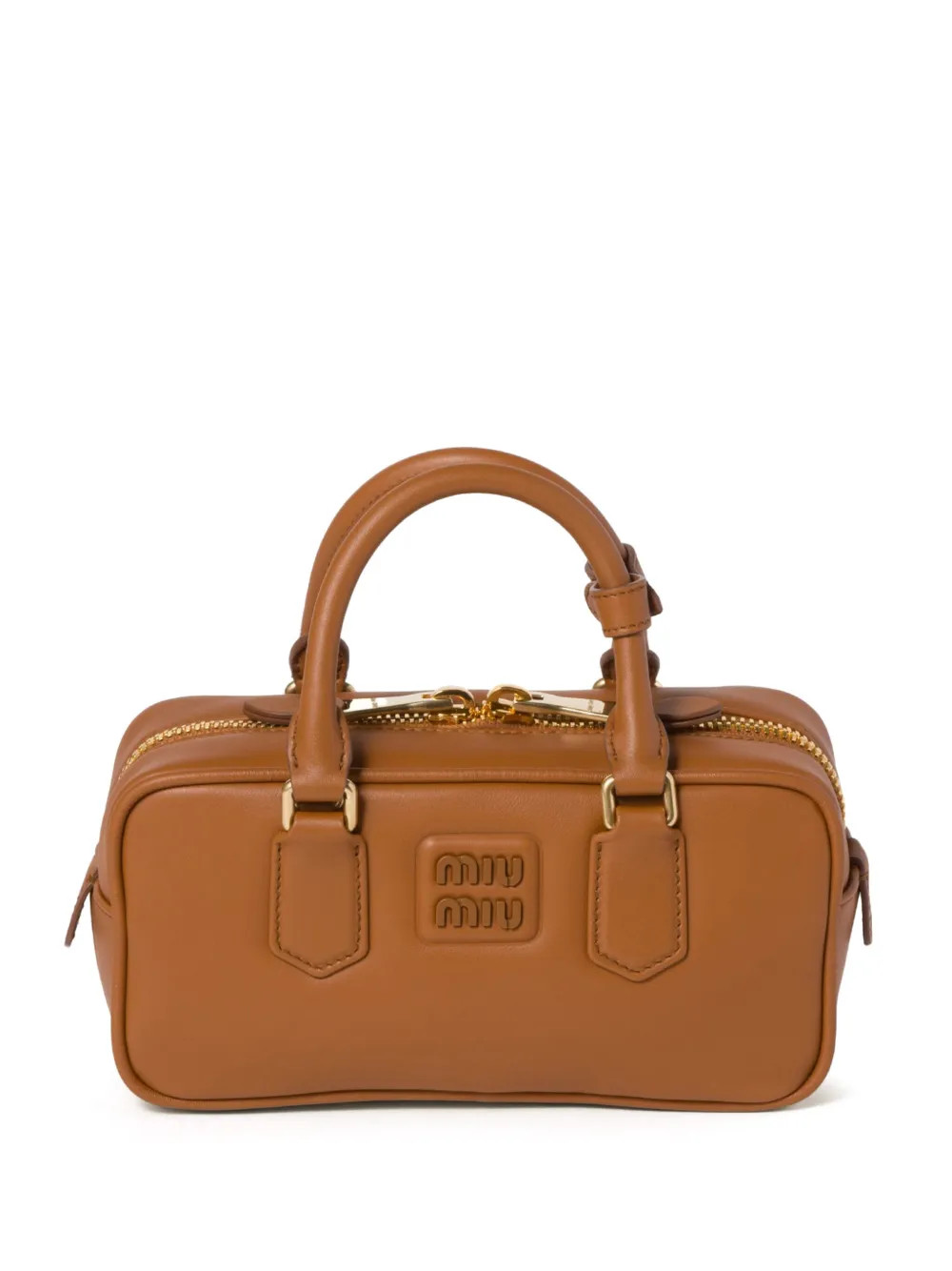 Miu Miu Arcadie Leather Bag - Farfetch | Farfetch Global