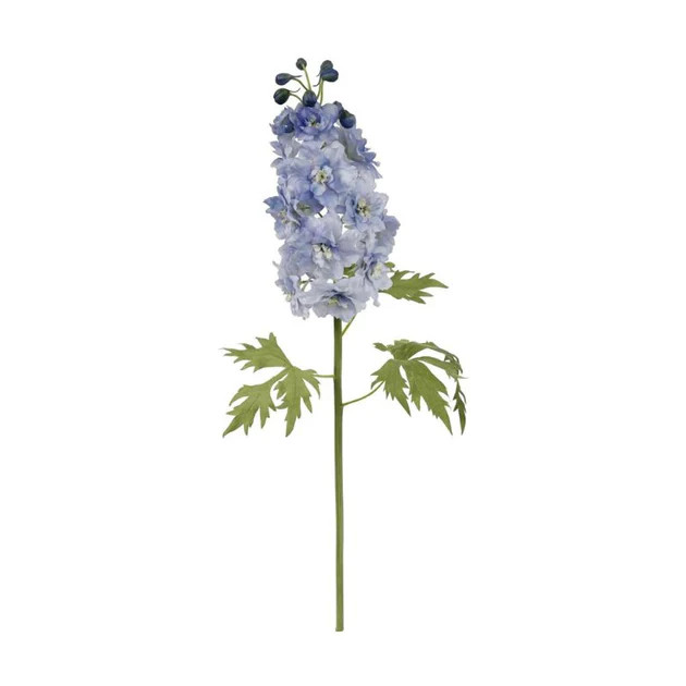 Light Blue Delphinium Faux Stem | Cailini Coastal