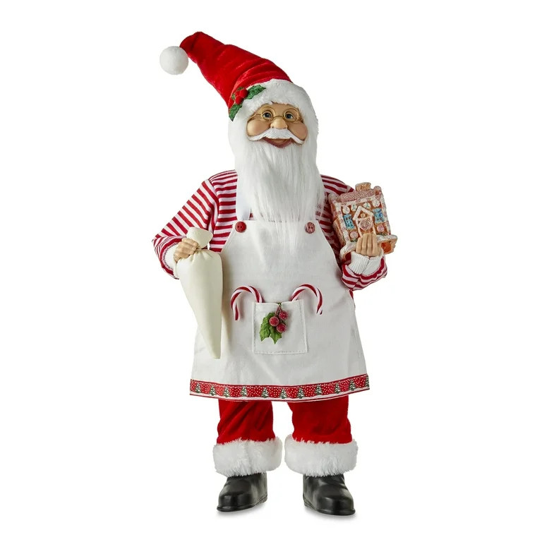 Baking Santa, 18 in, by Holiday Time | Walmart (US)