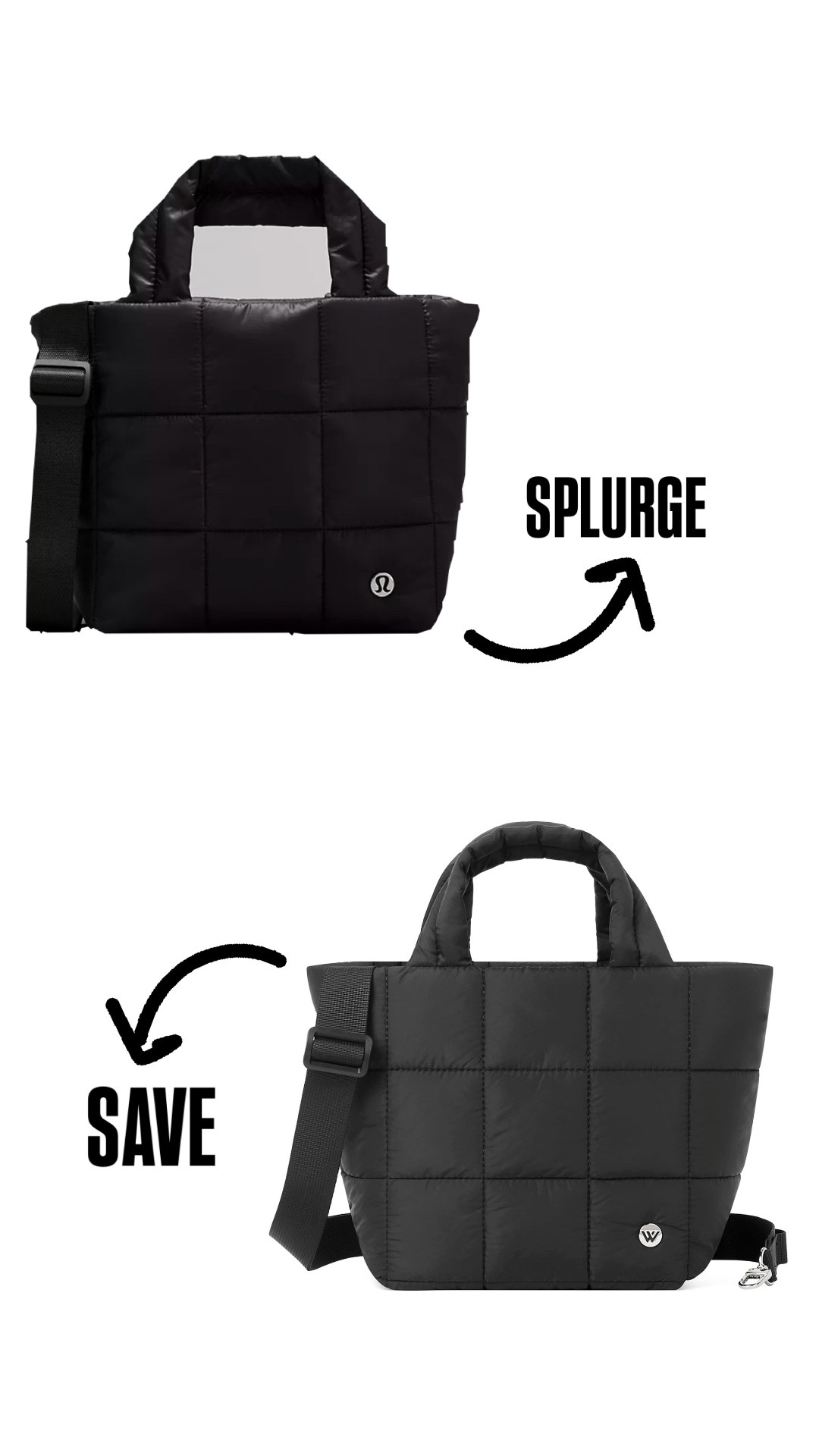 Save more that 50% on this save vs splurge quilted mini tote! 

#LTKFindsUnder50 #LTKItBag #LTKSaleAlert