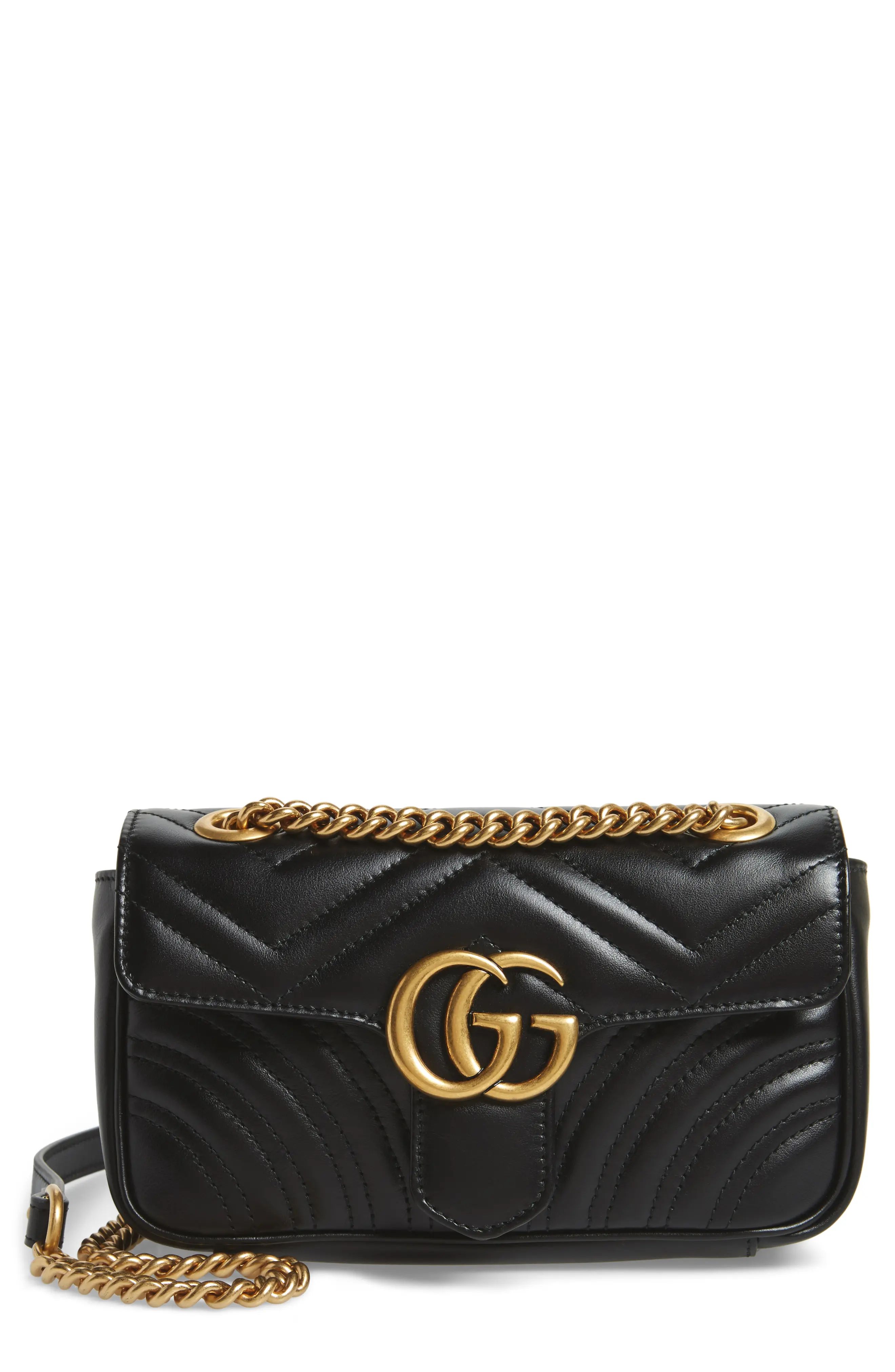 Mini GG Marmont 2.0 Matelassé Leather Shoulder Bag | Nordstrom