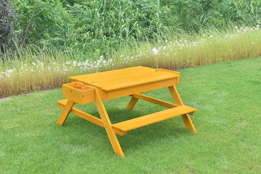 Avenlur Kids Wooden Sand Table - Sensory Play, Durable Pine Wood, Portable, Storage Shelf - Creat... | Amazon (US)