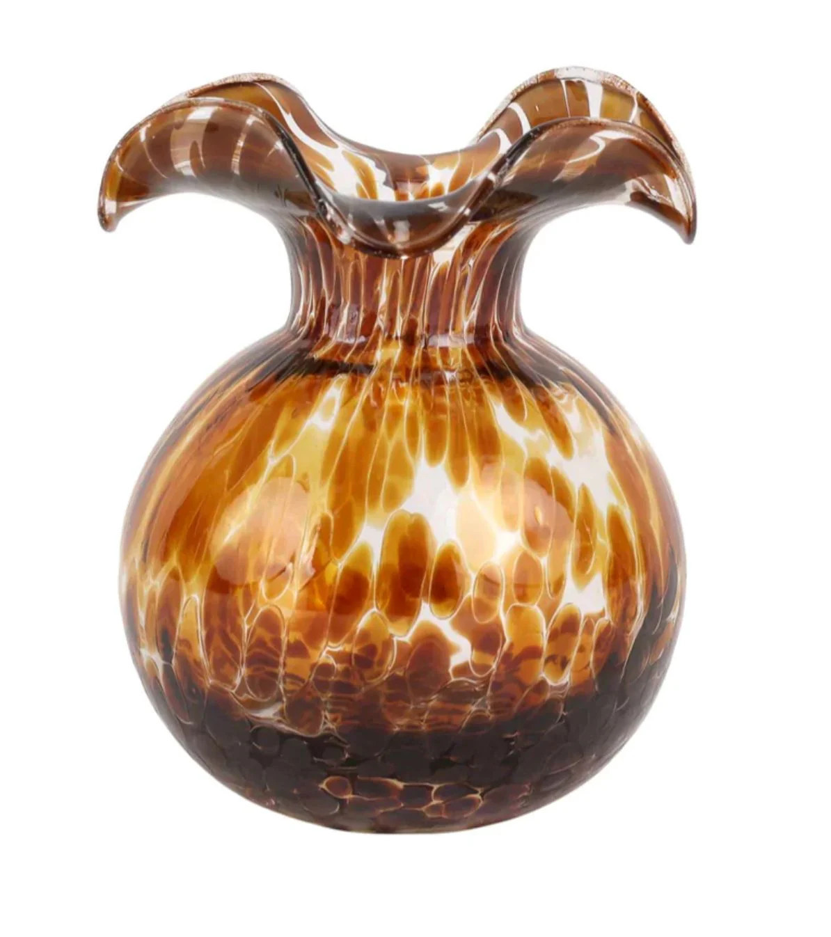 Hibiscus Glass Bud Vase - Tortoise | The Horseshoe Crab