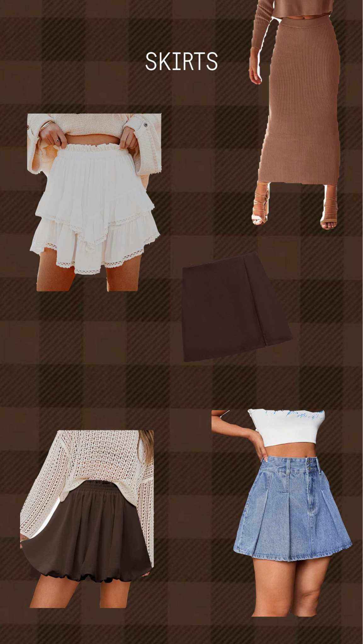 WOMENS FALL SKIRTS