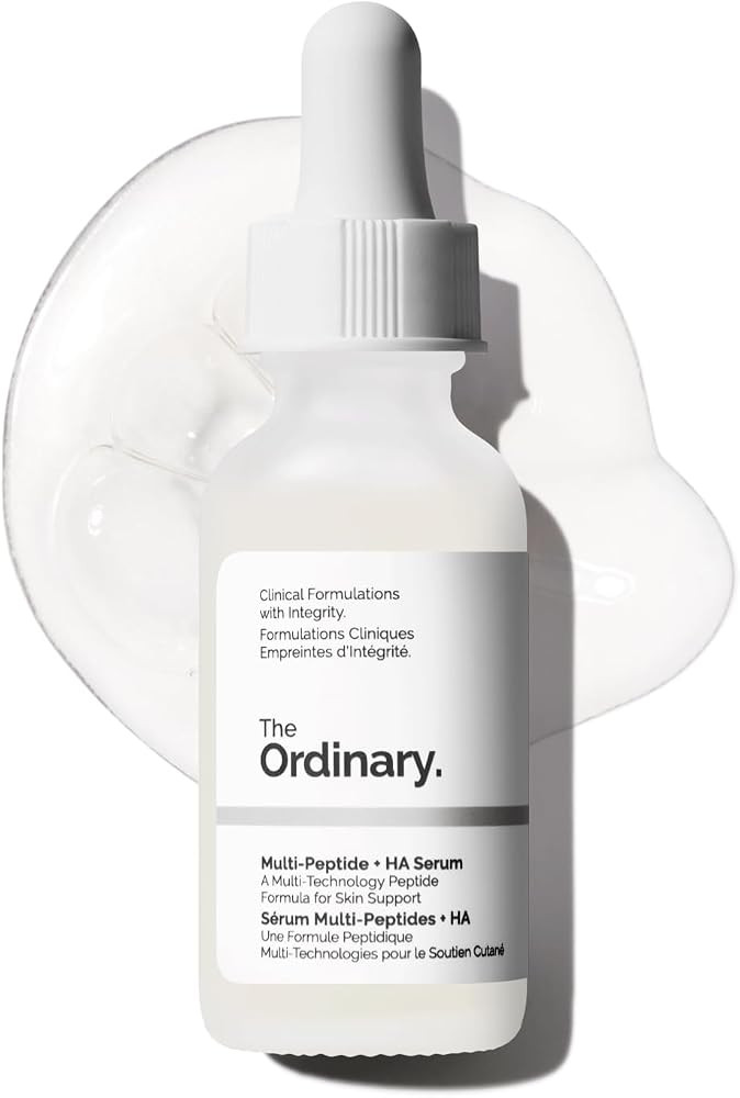 Multi-Peptide + Hyaluronic Acid, Anti-Aging Peptide Serum for Crow\u2019s Feet, Elasticity & Firm... | Amazon (US)