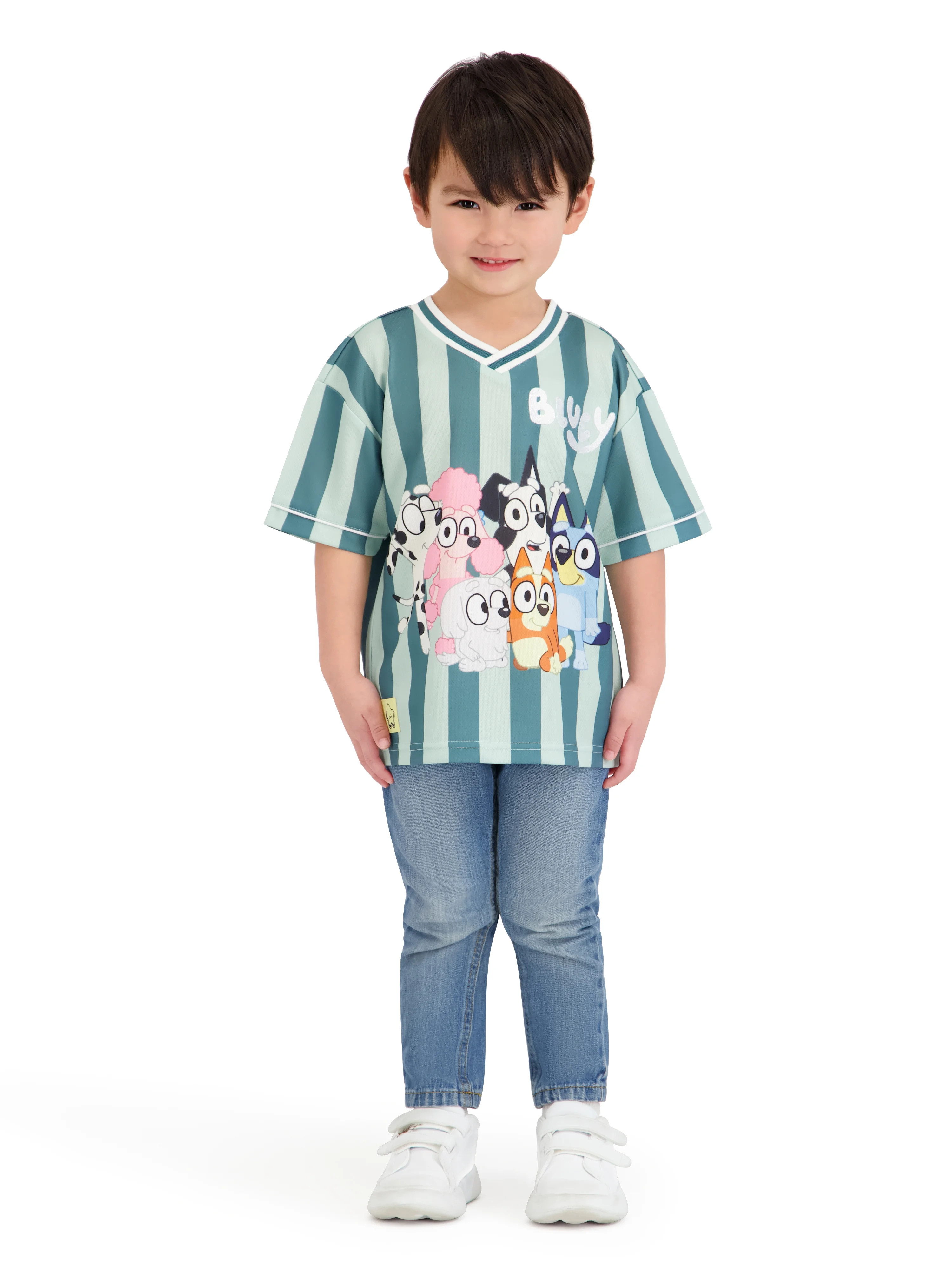 Bluey Toddler Short Sleeve Jersey, Sizes 12 Months-5T | Walmart (US)