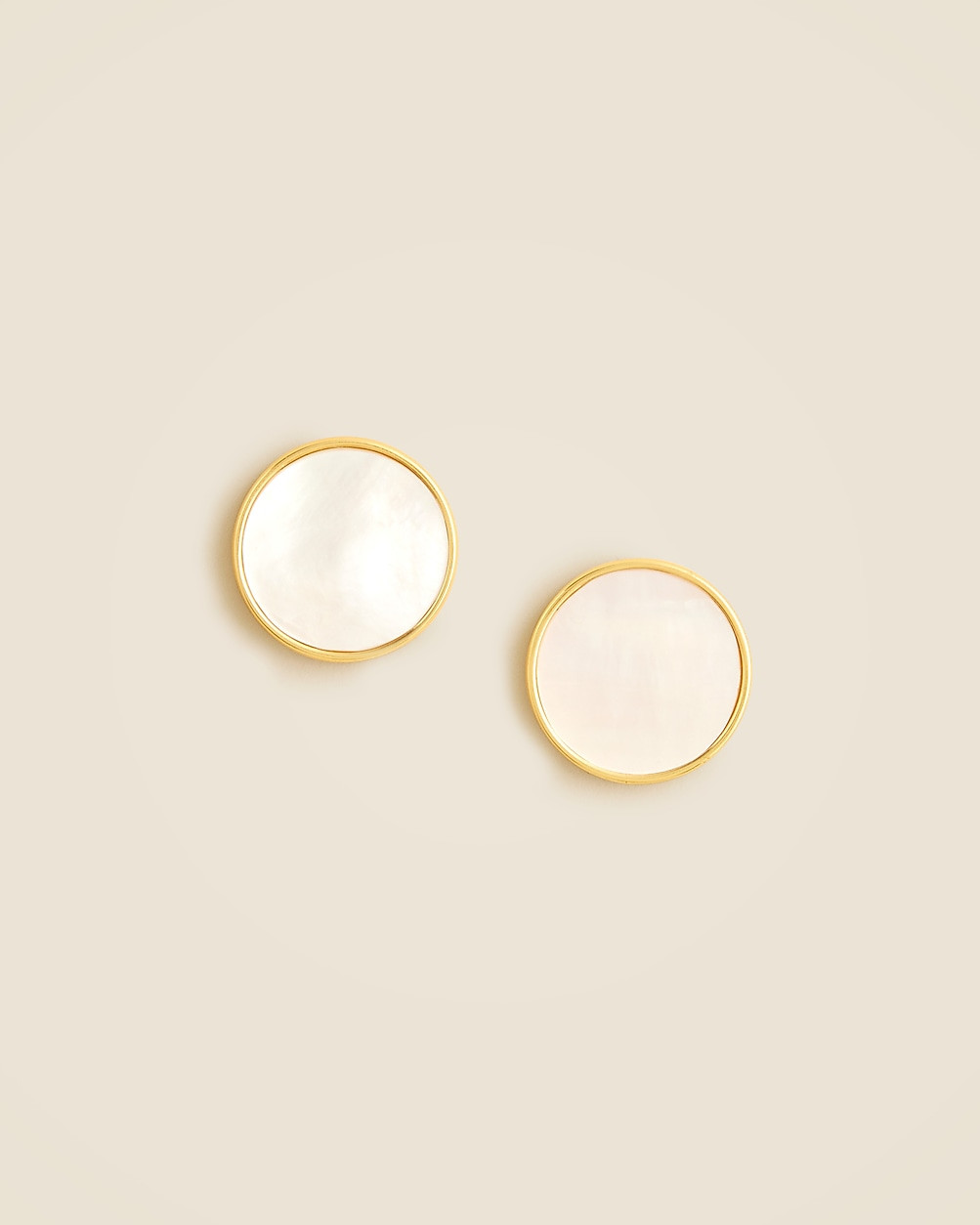 Mother-of-pearl stud earrings | J. Crew US