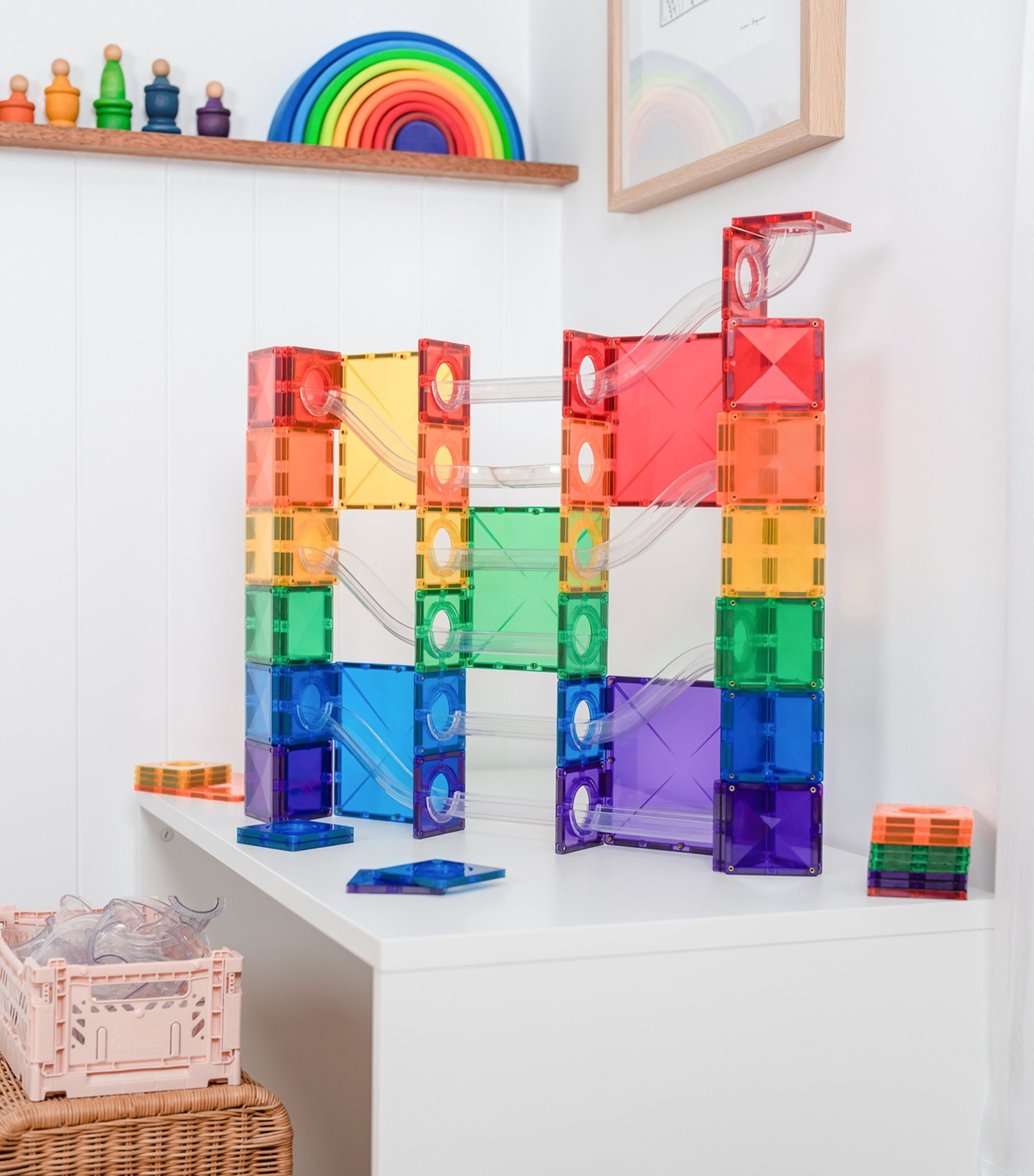 Rainbow Ball Run Pack Play Set | Harrods