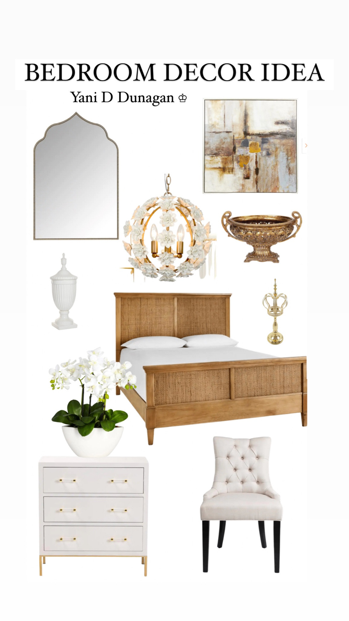 BEDROOM DESIGN
Natural Cane Bed, accent Lighting
And Decorative Pieces.


#LTKstyletip #LTKhome #LTKFind