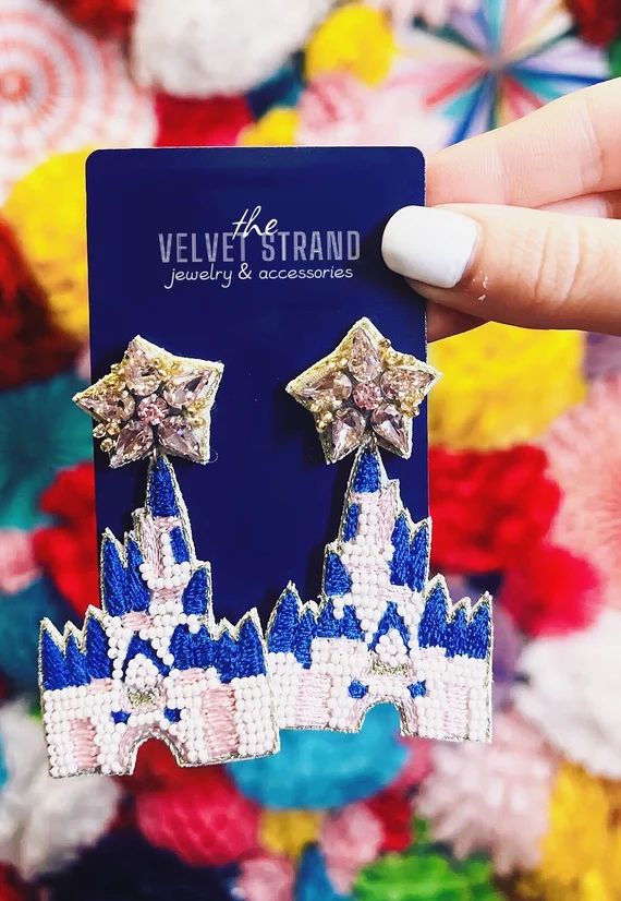 Disney Castle Earrings  Disney Earrings  Castle - Etsy | Etsy (US)
