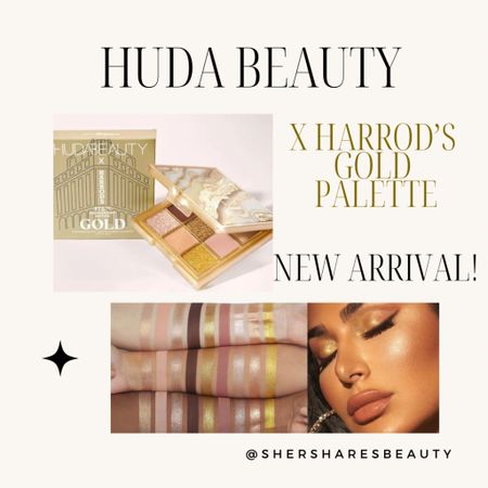 Huda Beauty new release: Gold Palette for a Harrod’s collab 

#LTKbeauty