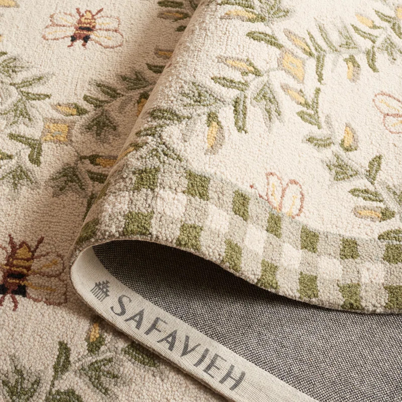 Elara Floral Handmade Wool Area Rug | Wayfair North America