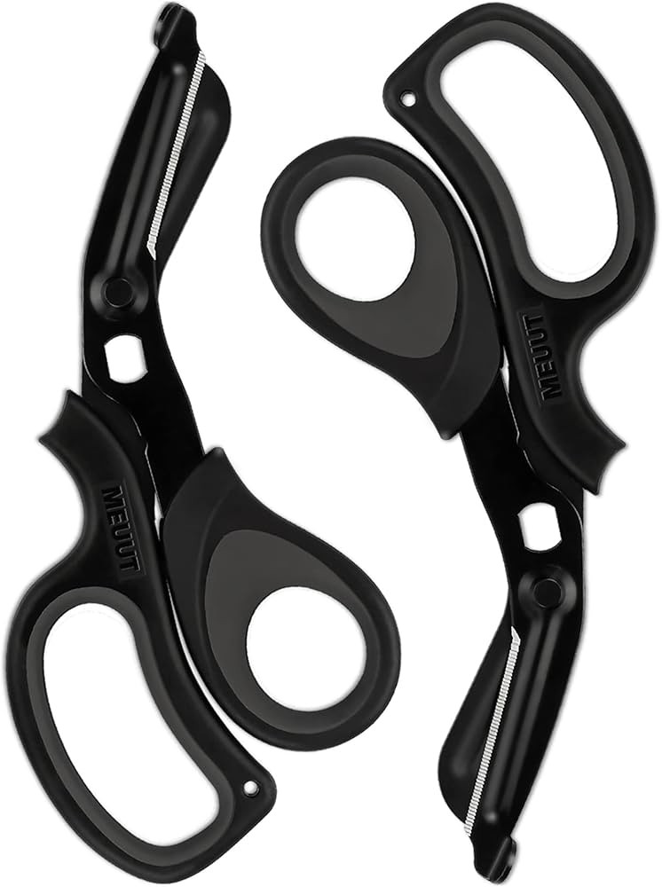 MEUUT 2 Pack Medical Scissors Trauma Shears for Nurses -Patented Bandage Scissors with Non-Stick ... | Amazon (US)