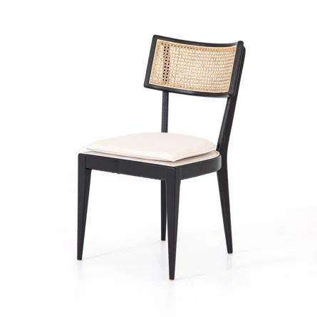 Four Hands Parallel Linen Solid Wood Side Chair in Natural Cane | Perigold | Wayfair North America