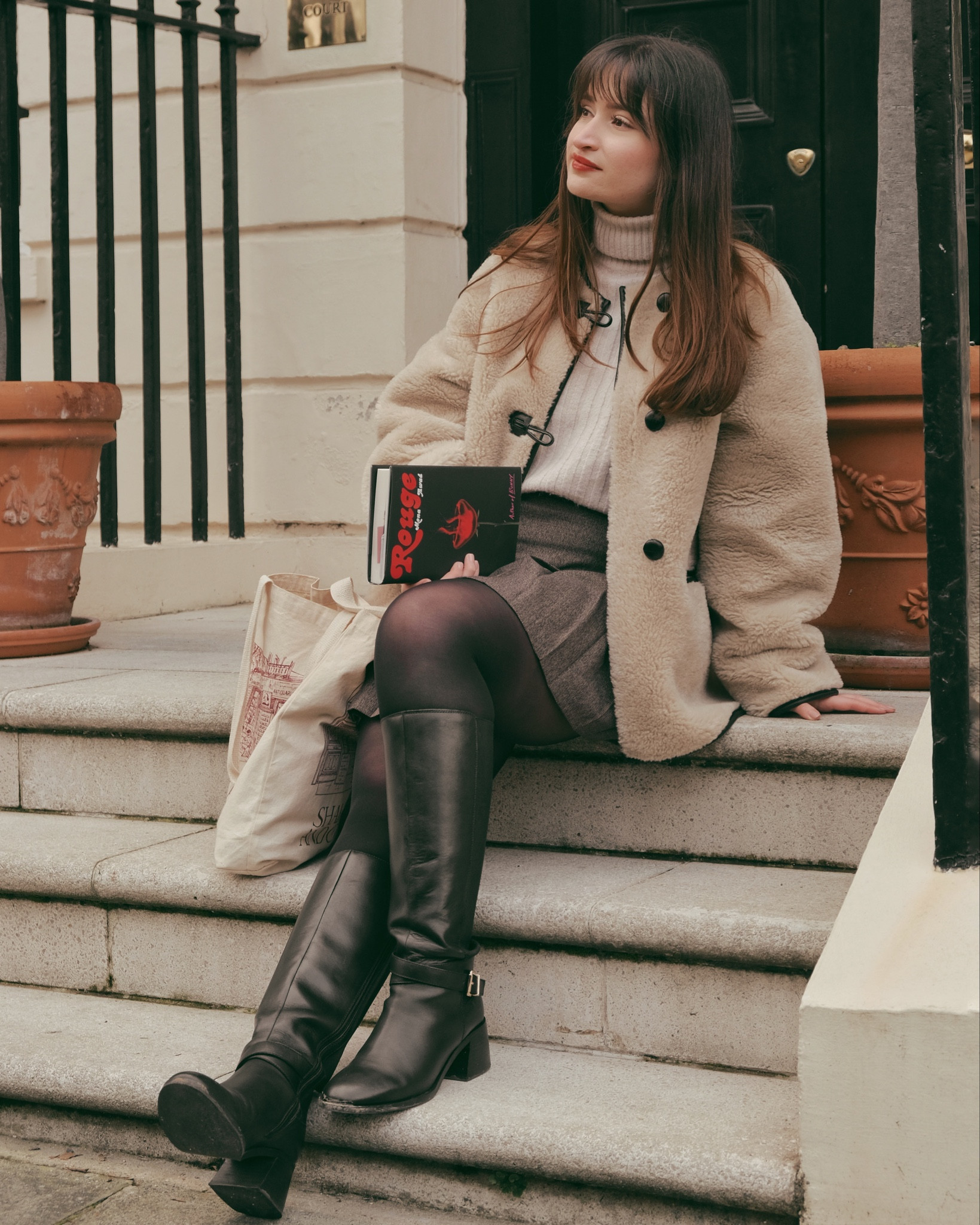 Cozy faux shearling outfit paired with knee high boots which I’m currently loving 💌

#LTKfindsunder100 #LTKshoecrush #LTKeurope