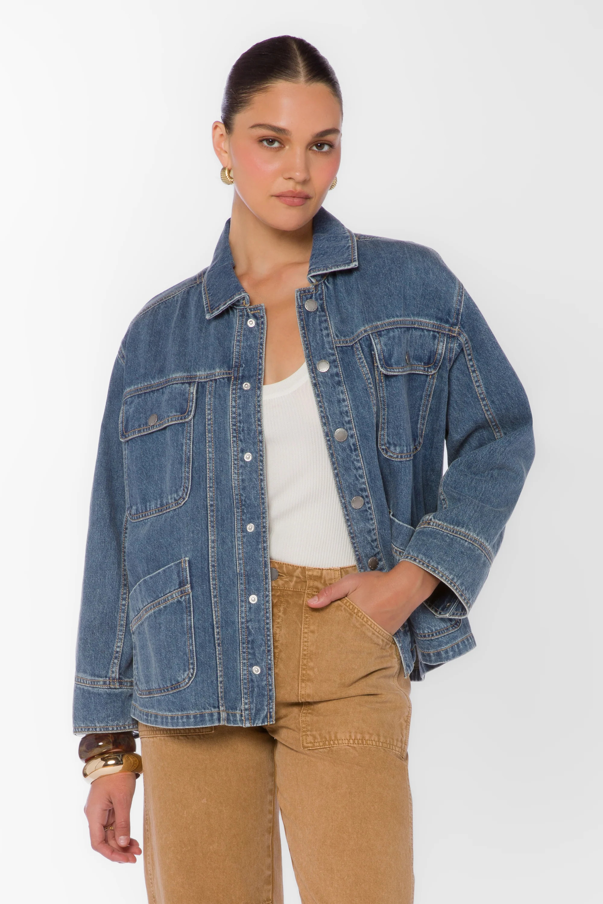Dominic Blue Jacket | Velvet Heart Clothing