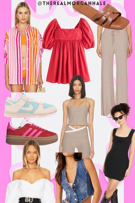 LAST WEEK’S TOP SELLERS😎

1. Abercrombie dress - size medium
2. target crochet dress that also comes in cream - size small
3. Red and pink gazelles (size down one full size)
4. Striped beach coverup
5. Comfiest pants - size medium 
6. Bardot top size 6
7. Free people vest - size small
8. Cute pink and blue dunks
9 target sandal lookalikes
10. The workout set I wear on repeat!

Best sellers, style tip, favorites 

#LTKFindsUnder50 #LTKStyleTip #LTKFindsUnder100