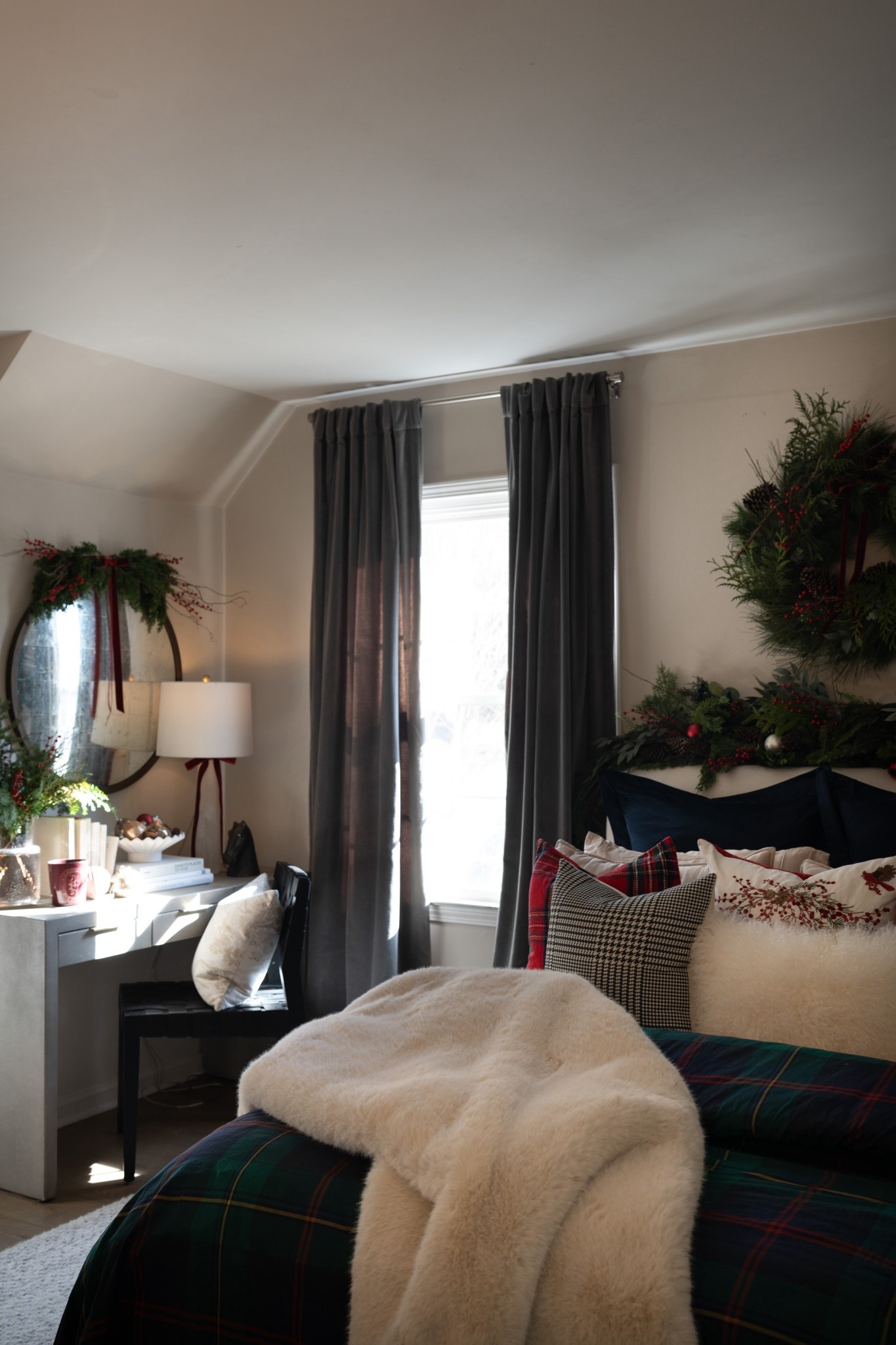We created the sweetest Christmas bedroom for our daughter this year, and I’m obsessed with how it turned out. She loves horses and wanted something classic and timeless, so we blended equestrian details with Christmas touches — and the result is this beautiful, cozy, completely calming holiday retreat. It’s Christmas… with a perfectly polished twist. 

 #LTKSeasonal #LTKHome #LTKHoliday