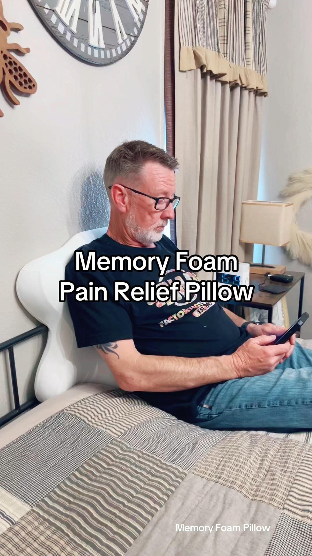 Memory Foam Neck Pain Relief Pillow
for sitting, side sleeping and More!
Grab yours Here: https://amzn.to/3X6ICwW

#painrelief #pillow #pillows #pillowchallenge #neckpain
#neckpainrelief #backpain #backpainrelief #CommissionsEarned

#LTKMostLoved #LTKHome #LTKWatchNow