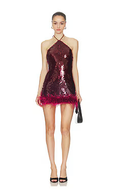 Nicola Faux Fur Hem Mini Dress
                    
                    Runaway The Label | Revolve Clothing (Global)