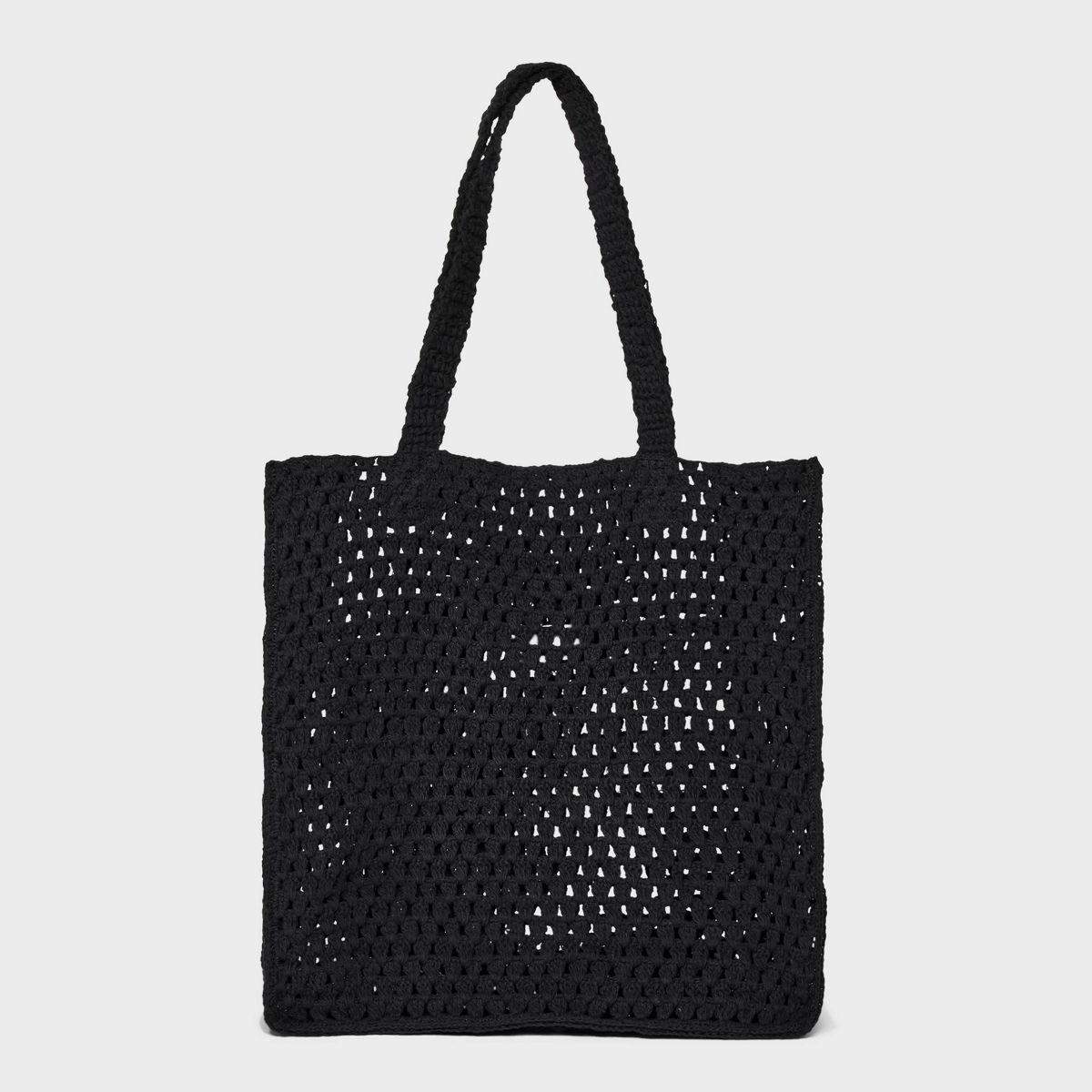 Crochet Tote Handbag - Universal Thread™ Black | Target