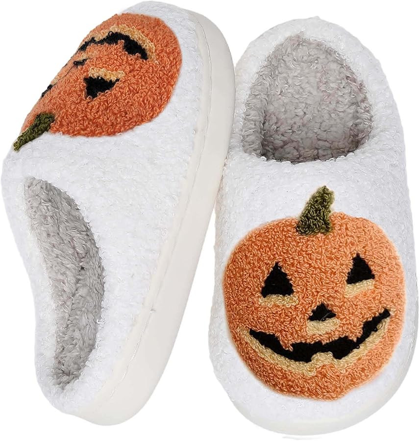 Halloween Slippers Pumpkin Slippers for Boys Girls Kids Halloween Costumes Party Favors Decoratio... | Amazon (US)