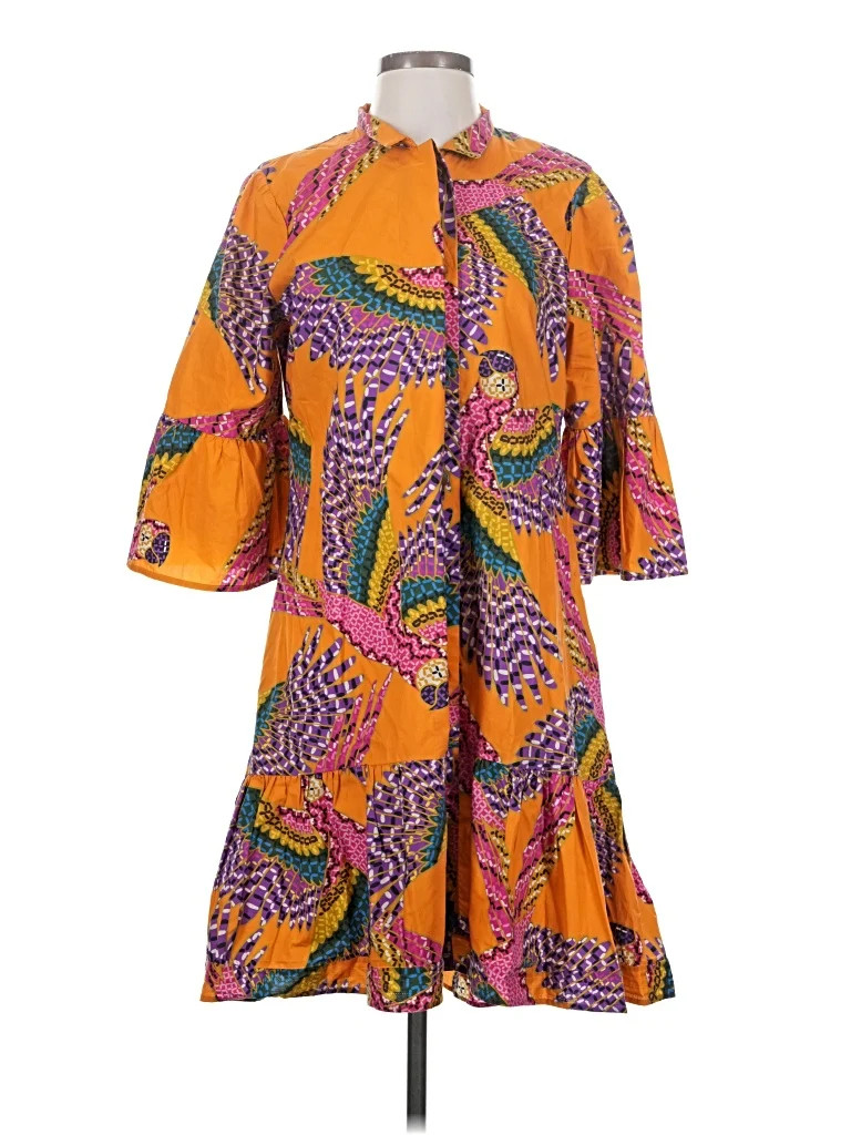 FARM Rio Print Orange Casual Dress Size XL (estimated) - 20% off | ThredUp (US)