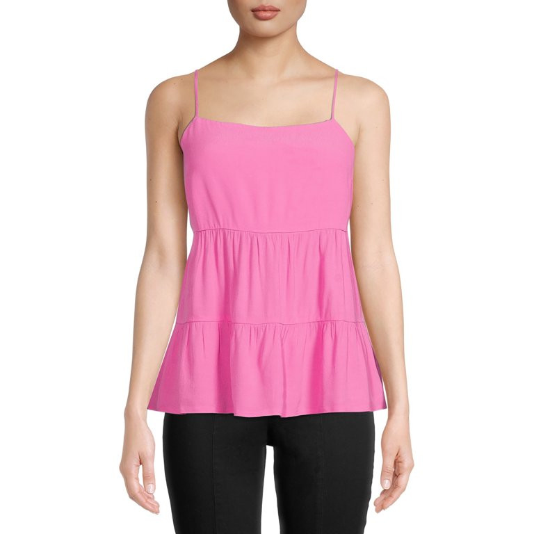 Time and Tru Sleeveless Easy Care Rayon Tank Top (Women's) 1 Pack - Walmart.com | Walmart (US)