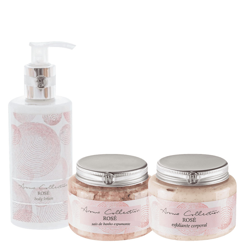 Kit Flora Vie Rosé Hidratação e Relaxamento Trio (3 Produtos) | Beleza Na Web (BR)