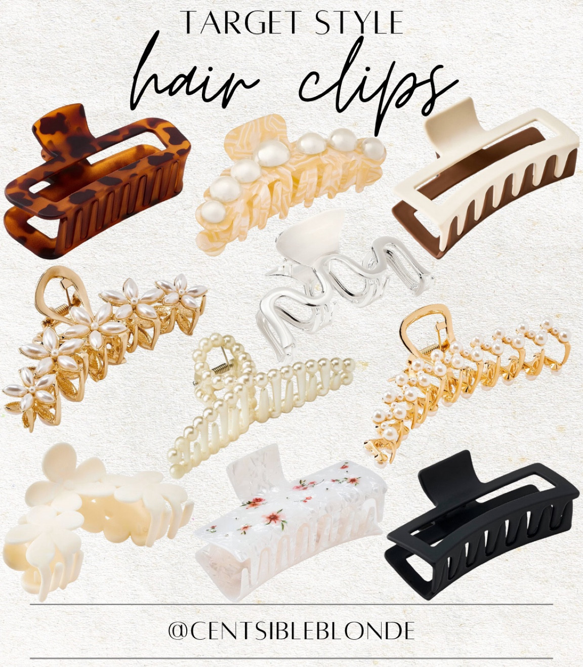 hair clips, hair accessories, hairstyle, hair styling, claw clips, Spring hair, target clips, gold clip, silver clip, updo, hair holder, errands, Spring clips

#LTKU #LTKBeauty #LTKTravel