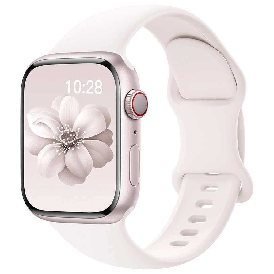 Sport Silicone Band Compatible with Apple Watch Bands 40mm 38mm 41mm 44mm 45mm 42mm 49mm Women Me... | Amazon (US)