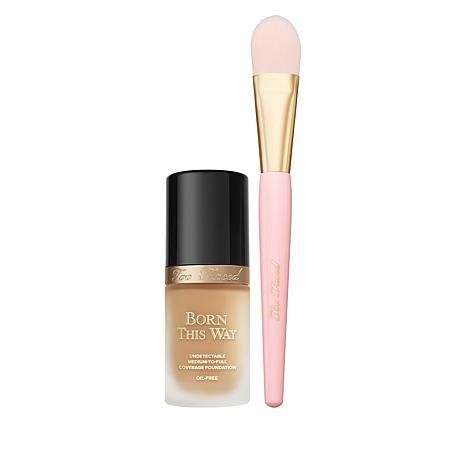 Too Faced Born this Way Foundation and Brush Duo | HSN