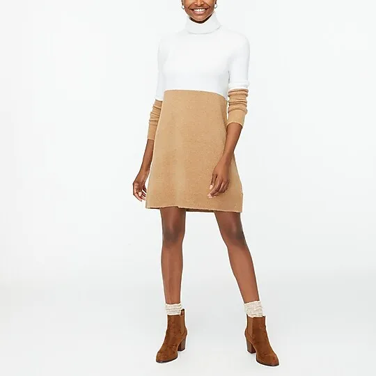 Colorblock sweater-dress curated on LTK