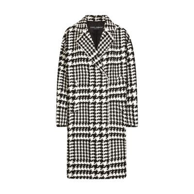 Oversize houndstooth coat | 24S US