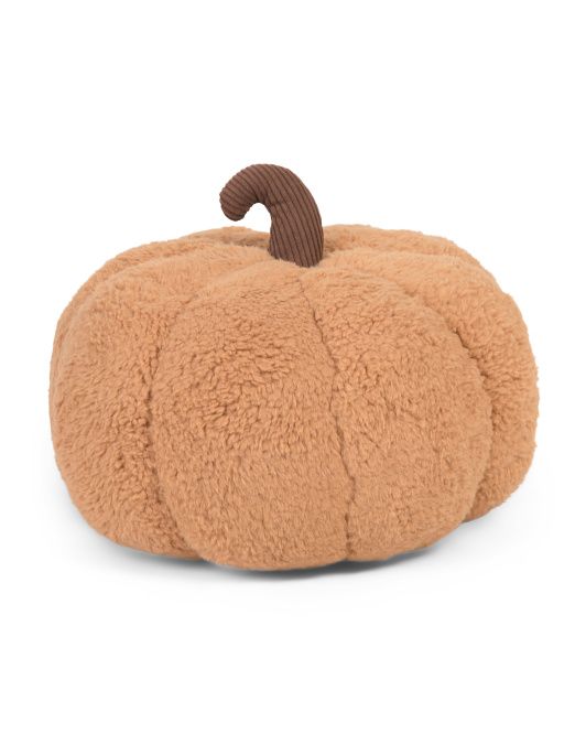 Sherpa 3d Pumpkin | TJ Maxx