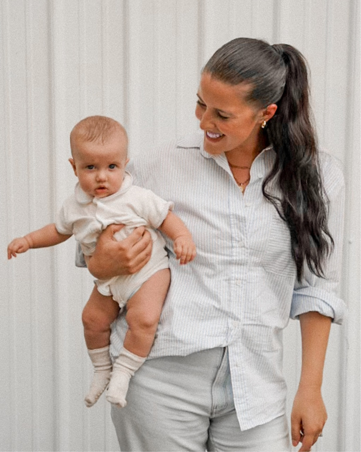 His face is giving, “I’m over having matching fits with my mama” 

#LTKfamily #LTKkids #LTKbaby