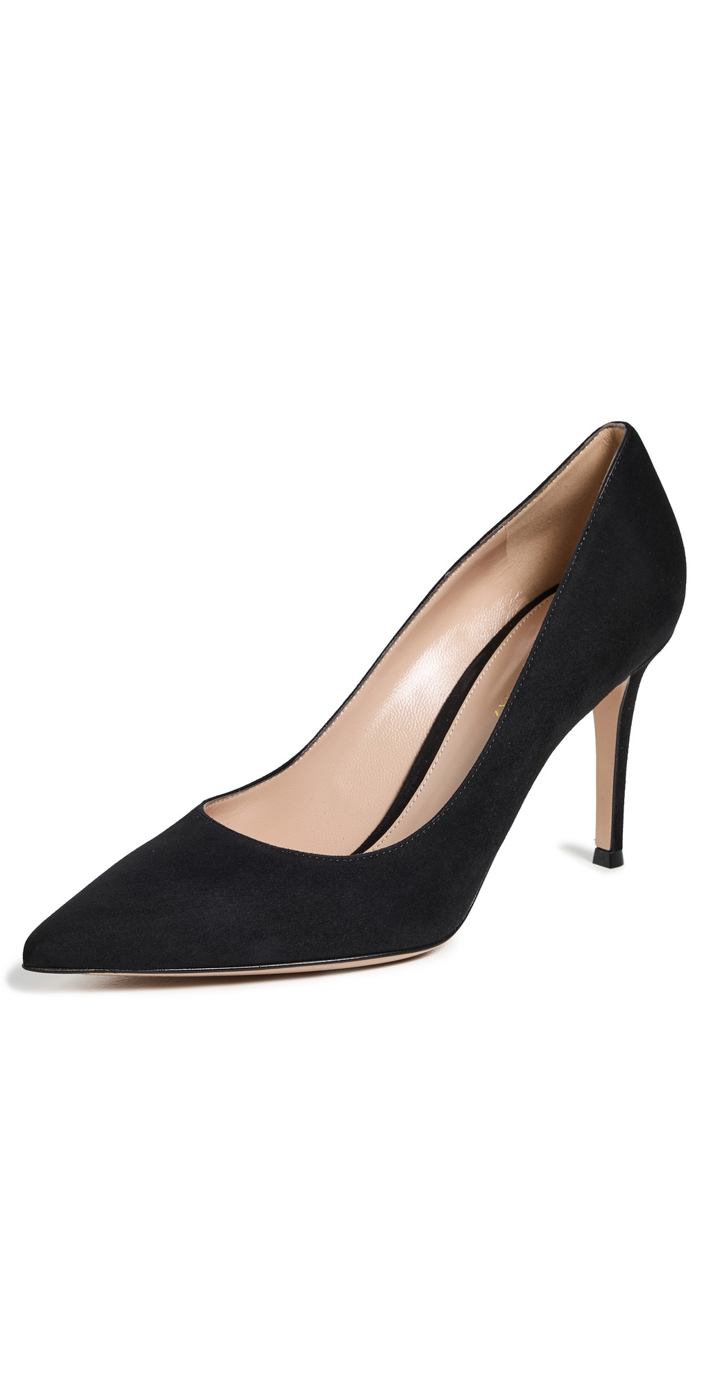 Gianvito Rossi Gianvito Camoscio Pumps 85mm Black 36.5 | Shopbop