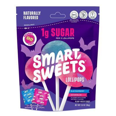 SmartSweets Halloween Lollipops Candy - 3oz | Target