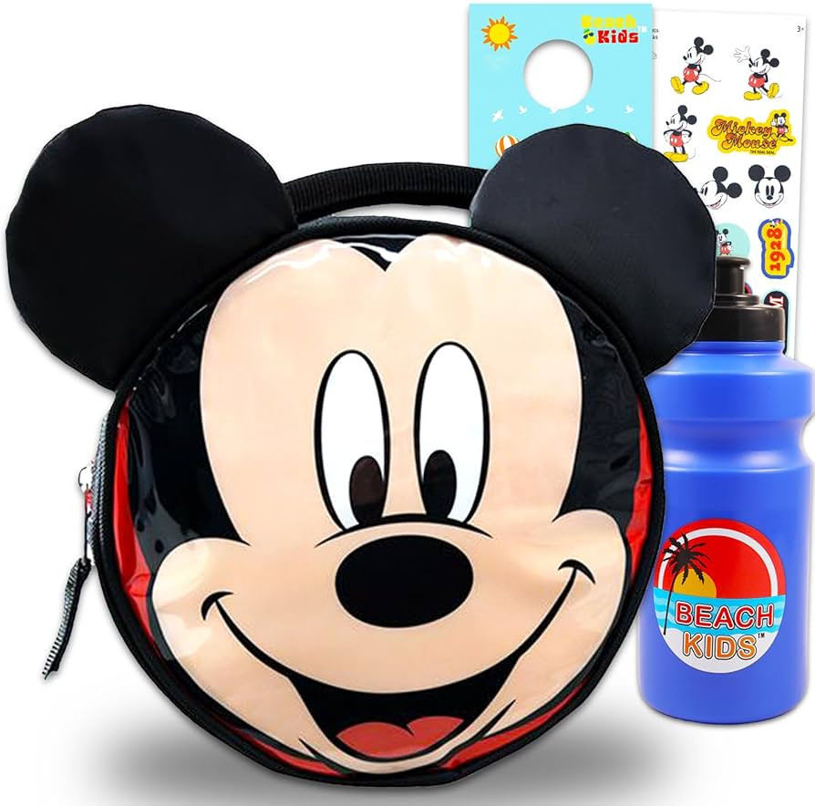 Disney Mickey Mouse Lunch Box for Kids, Insulated Lunch Bag Bundle + More | Amazon (US)