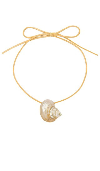 Jules Cord Necklace in Shell | Revolve Clothing (Global)