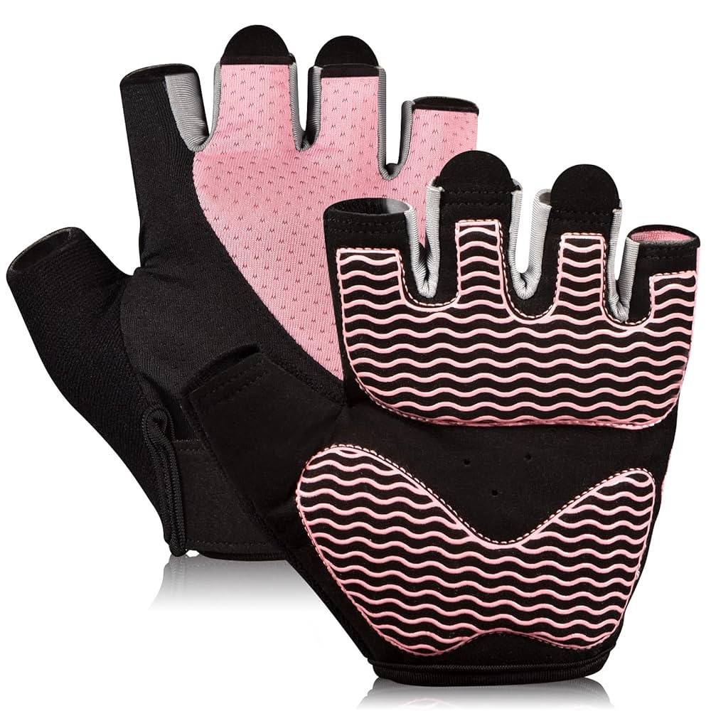 Sunnex Gym Gloves - Fingerless, Breathable Workout Gloves for Weightlifting, Cycling & More | Amazon (US)