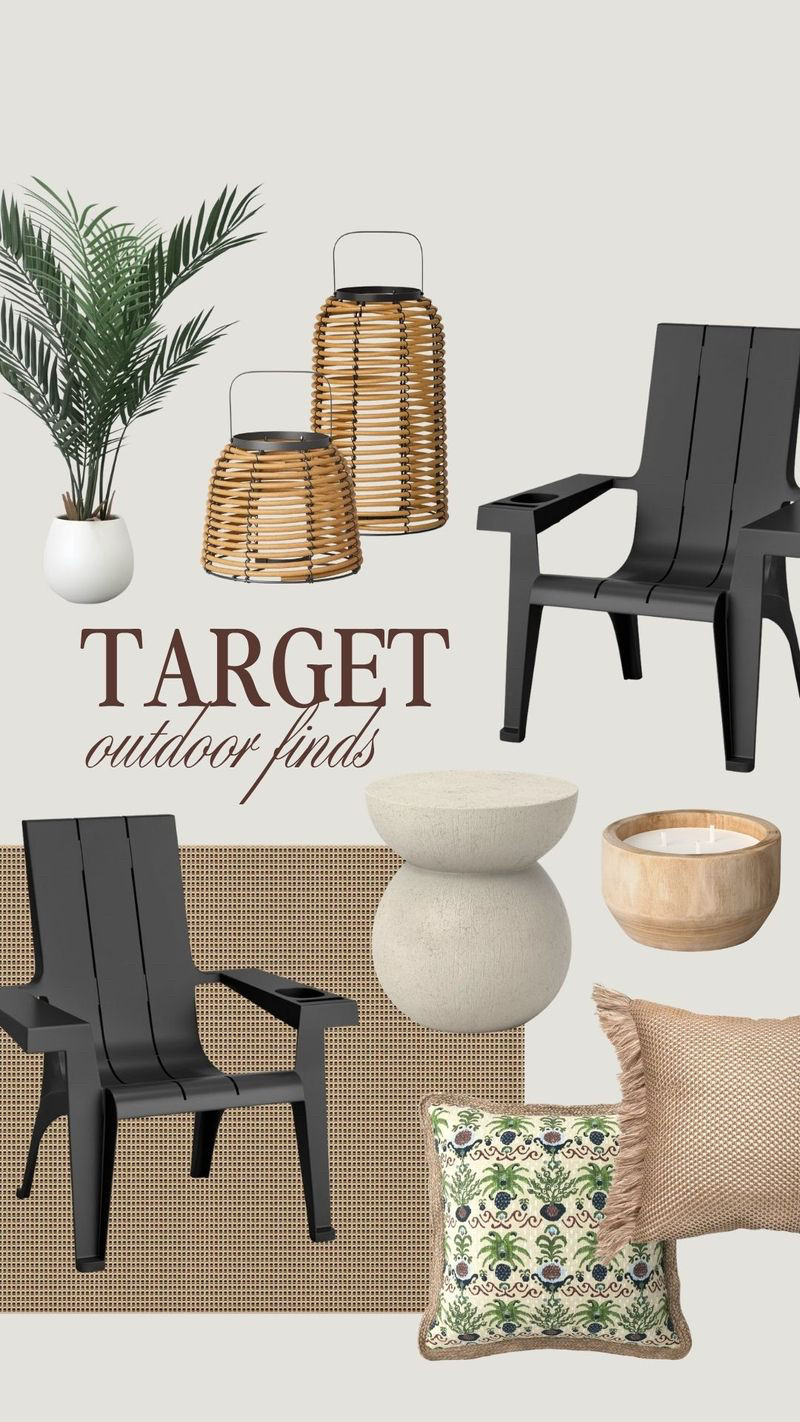 Target has some really good outdoor finds right now! I love mixing pieces like these to create a cozy patio space.🌿 

 #LTKSeasonal #LTKHome