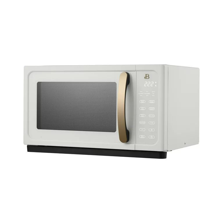 Beautiful 1.1 Cu ft Sensor Microwave Oven, White Icing by Drew Barrymore | Walmart (US)