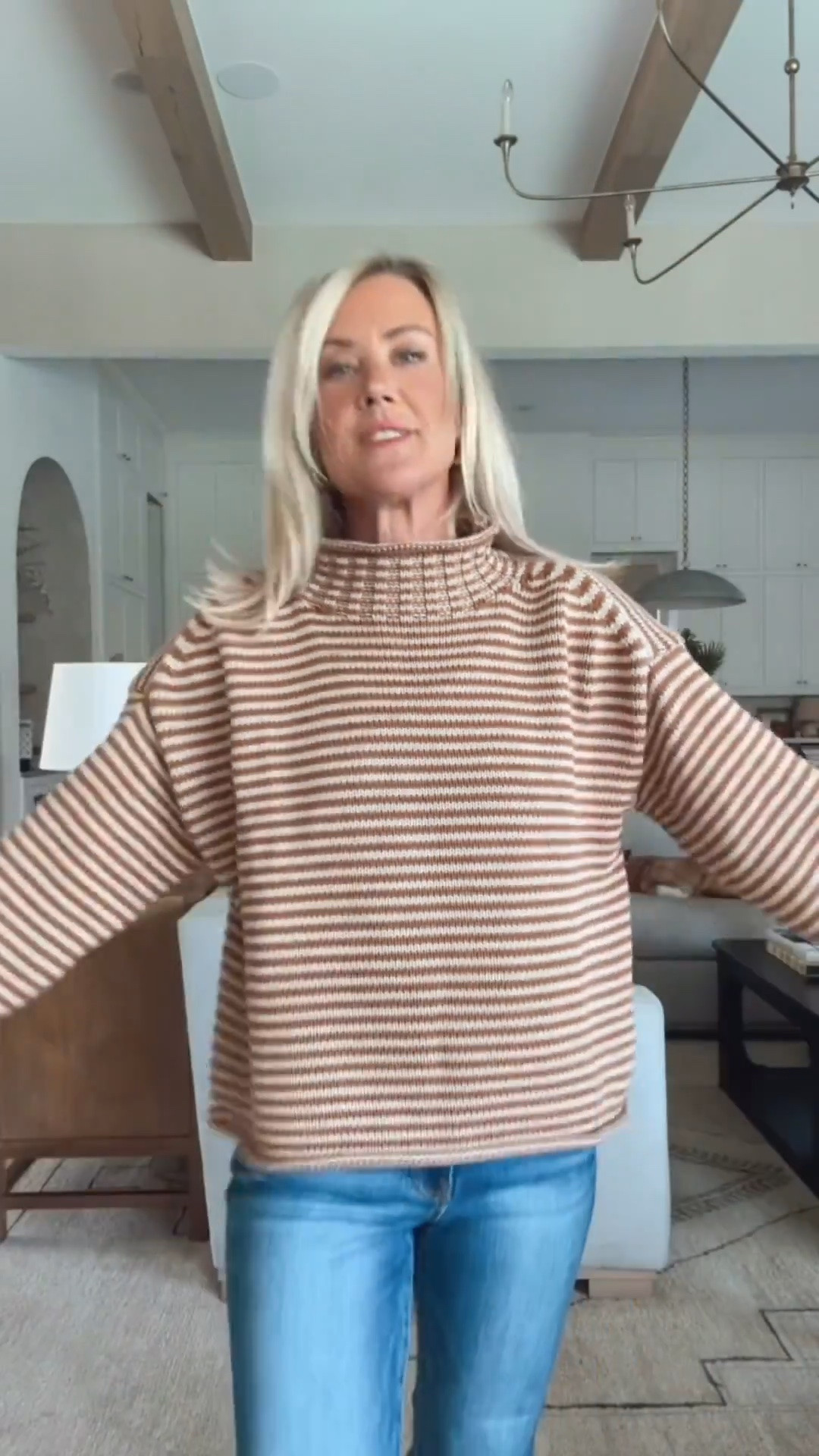 Love this roll neck sweater for now and later into the fall!

Sweater: small
Jeans: 25

#LTKgrwm #LTKOver40 #LTKSeasonal
