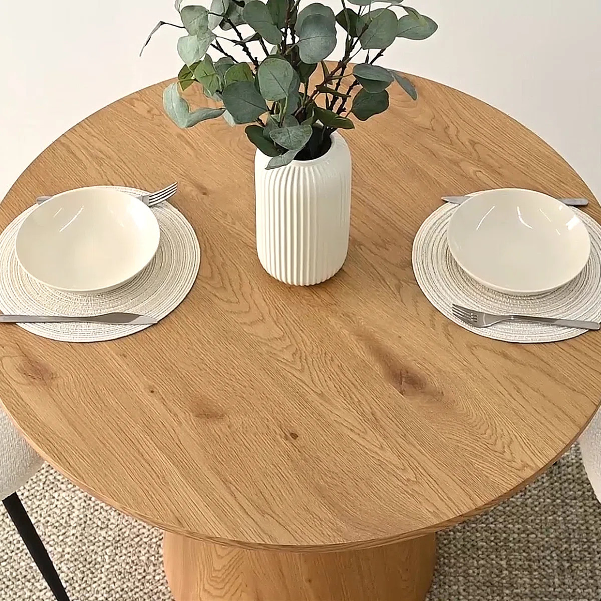 Agne 35" Round Pedestal Dining Table | Wayfair North America