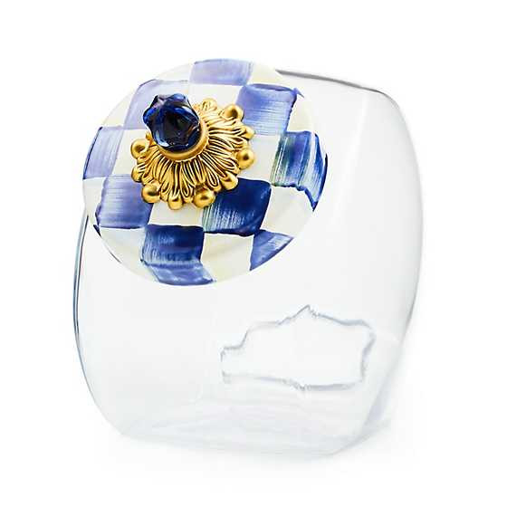 Sweets Jar with Royal Check Lid | MacKenzie-Childs