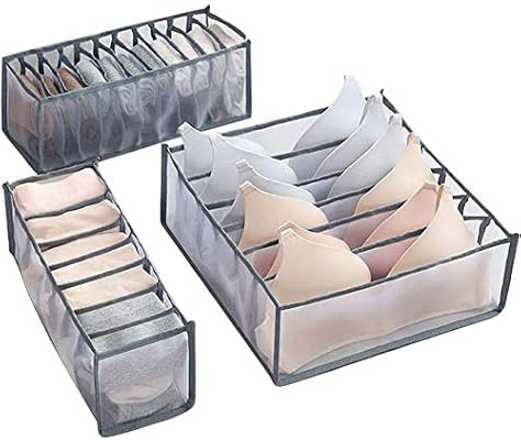 SPECIALTY Underwear Organizer, Women Underwear Lingerie Bra Foldable Drawer Small dividers Collap... | Amazon (US)