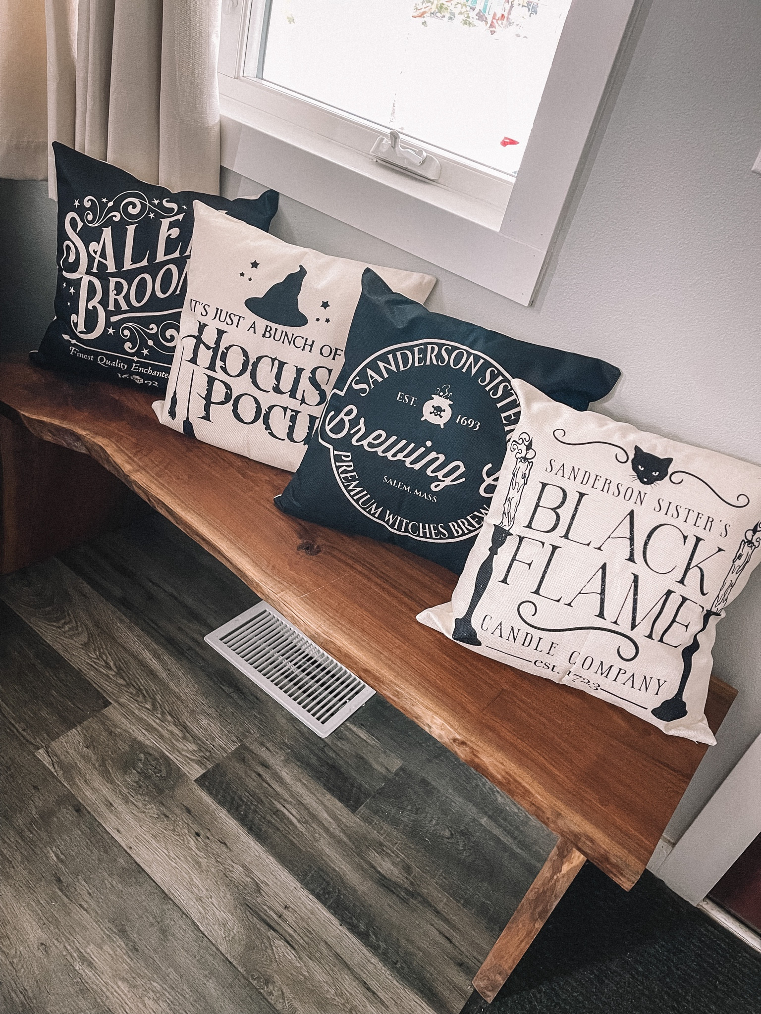 I am OBSESSED with these Hocus Pocus inspired pillow covers. I have a feeling these will sell out FAST, so grab some while you can! 😍

#LTKHalloween #LTKfindsunder50 #LTKSeasonal