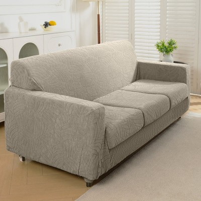 4-Piece Sofa Cover Stretch Couch Cover Washable Sofa Slipcover Furniture Protector with 3 Cushion Covers | Target